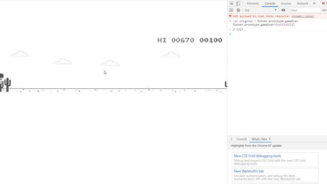 Manipulating Chrome Dino Game||Unlimited Score In Dino Game||Hack Google Chrome Dino Game||Dino Gam смотреть онлайн
