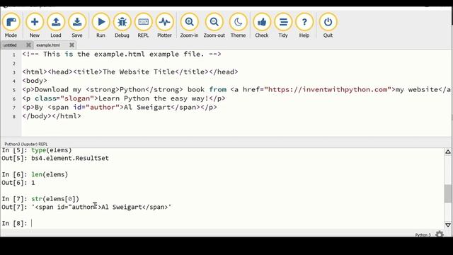 Automate the Boring Stuff with Python - Part 13: Web Scraping смотреть онлайн