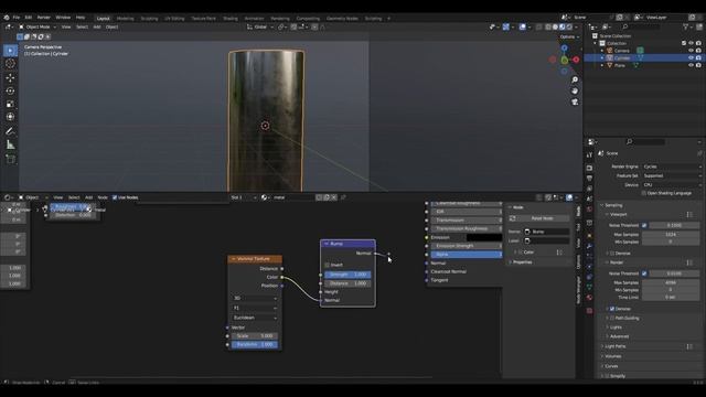 Metal material in Blender смотреть онлайн