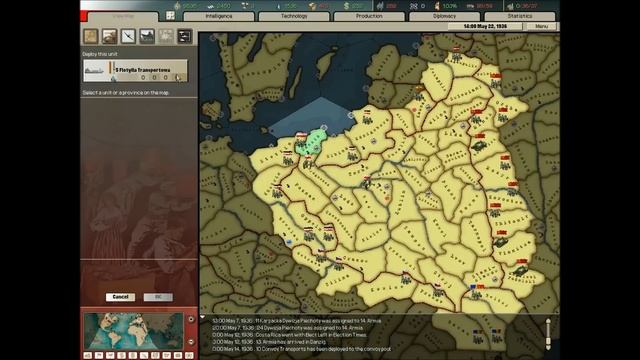 Hearts of Iron 2 - Poland 1936 - #01 - Let's Dominate the World. смотреть онлайн
