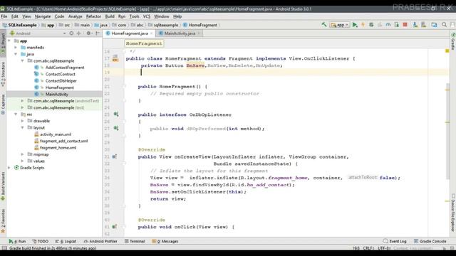 Android tutorial 2018 19 SQLite Put Information into a Database 720P HD смотреть онлайн