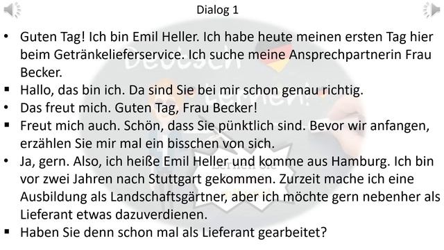 Dialoge B1  | Deutsch Lernen Durch Hören | 5 |