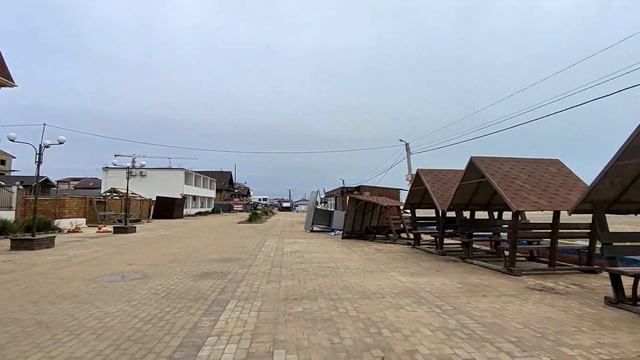 Набережная массива "Морской" практически не пострадала! Село Прибрежное, Сакский район. смотреть онлайн