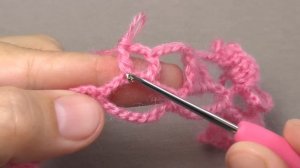 Легкий ЦВЕТОЧНЫЙ УЗОР всего 2 ряда!!! ВЯЗАНИЕ ДЛЯ НАЧИНАЮЩИХ   EASY Beautiful Flower Pattern Croche