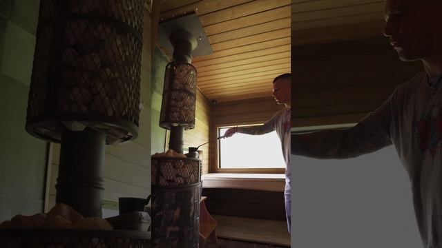 Банная печь какая каменка лучше? Внутренняя или внешняя и в чем разница. #баня #печьдлябани #shorts смотреть онлайн