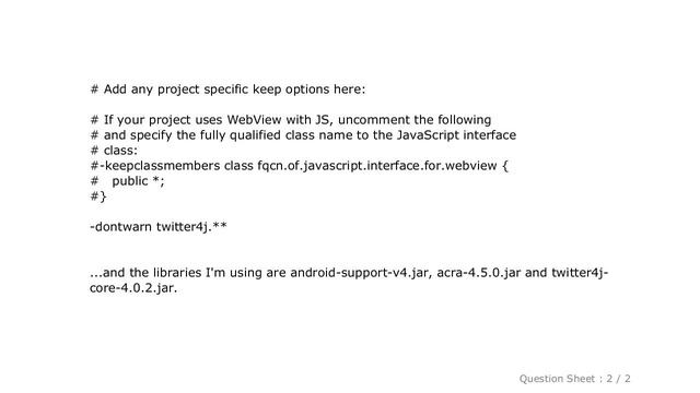 Android : Android - How to check Proguard obfuscation has worked? смотреть онлайн