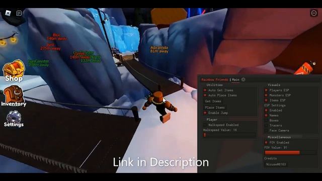 ROBLOX Rainbow Friends Script - Grab all items PASTEBIN смотреть онлайн