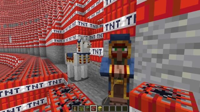 Building a Minecraft Boss in a MEGA Crater смотреть онлайн