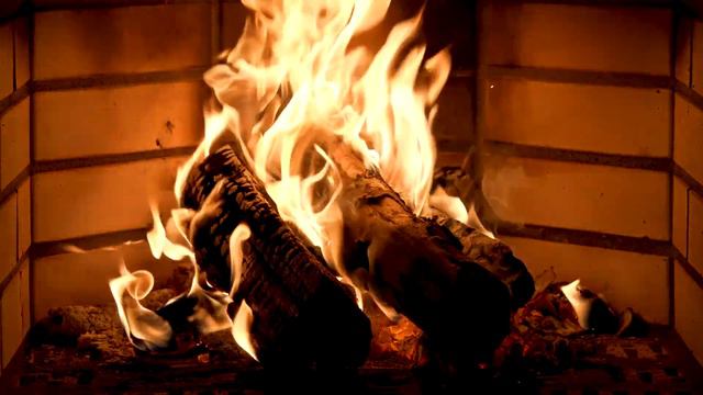 🔥 4K Cozy Autumn Night with Fireplace. Fireplace Video with Crackling Fire Sounds (3 Hours) смотреть онлайн