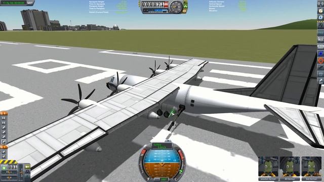 C-130 & AC-130 - Kerbal Space Program & BD Armory смотреть онлайн