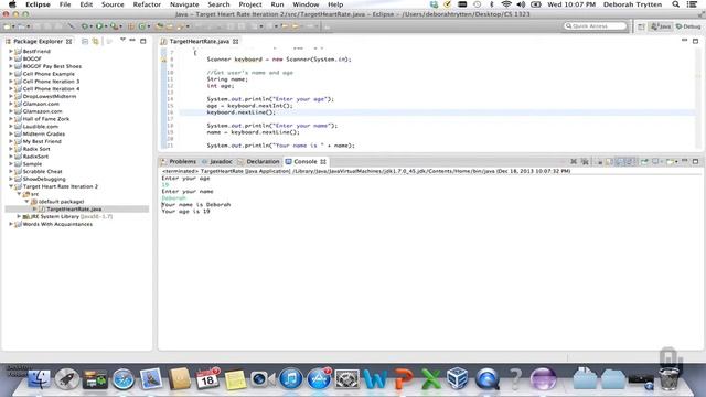 Introduction to Computer Programming - Command Line Interaction - Target Heart Rates: Iteration 2 смотреть онлайн