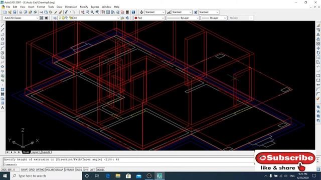 Auto CAD 3D - PART -2 (നമുക്ക് പഠിക്കാം മലയാളത്തിൽ .........) смотреть онлайн