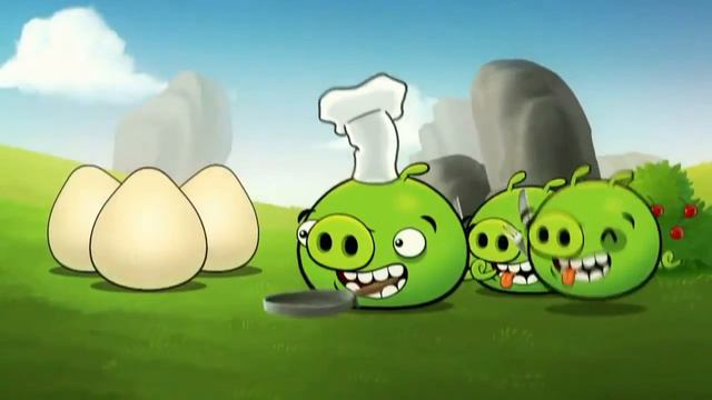 Kartun LUCU ANGRY BIRDS Melawan PIGS