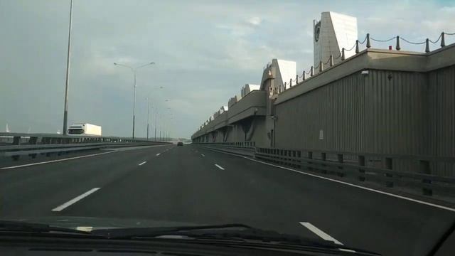 Кронштадтская Дамба и Радуга над портом . смотреть онлайн