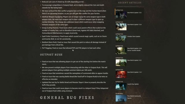 New World - Huge Patch Update 1.0.5 | Insane Bug fixes, 1000 Bans, & More смотреть онлайн