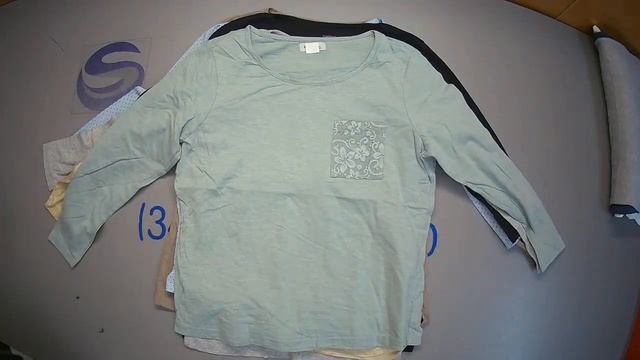 Продан. Ж 55 Уп № 14 (2023). Футболки длин. рукав жен крем. Англия. 30 единиц. С/с 146 рублей за ед смотреть онлайн