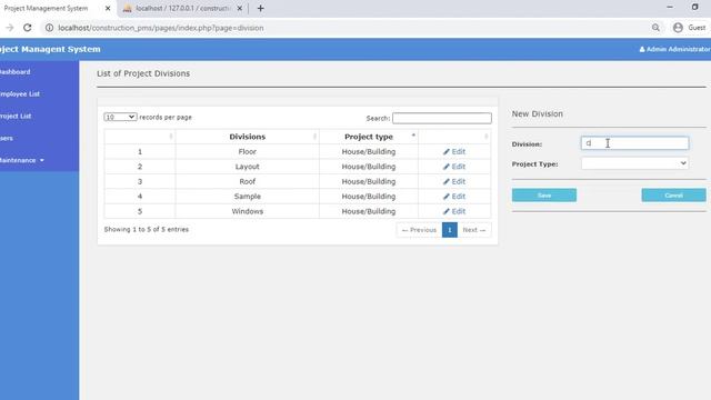 Construction Project Management System Demo смотреть онлайн
