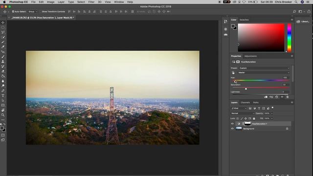 Change the Sky Colour in Photoshop смотреть онлайн