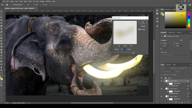 glow effect - adobe photoshop |photoshop tutorial | photo editing смотреть онлайн
