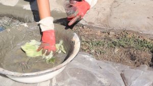 Бюджетный поребрик для дорожки из хлама своими руками. Бордюр бюджетно к дорожке.