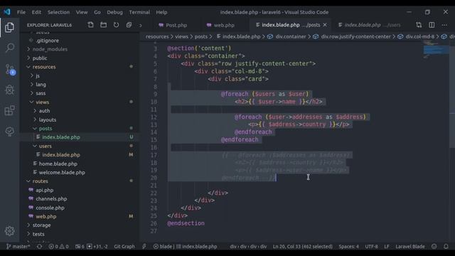 #2 - One To Many relationship | hasMany() | Laravel Eloquent Relationships смотреть онлайн