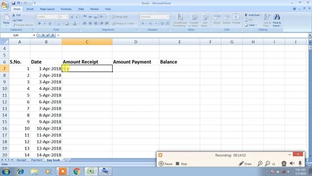 How to make Day Book Report in Excel in Hindi Step by Step calculation | Daybook in excel смотреть онлайн