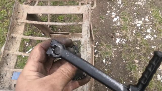 ремонт ножного кикстартера на китайском скутере