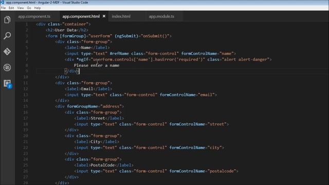 Angular 2 Tutorial - 22 - MDF Validation смотреть онлайн
