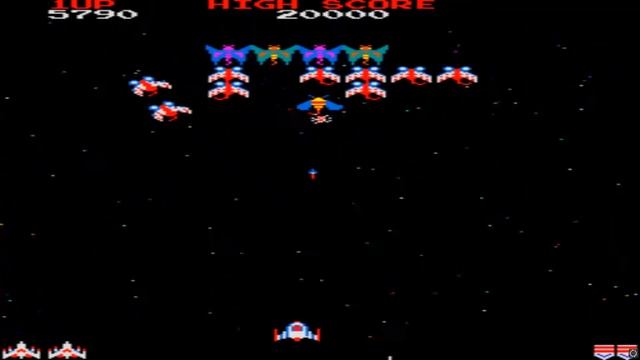 ARCADE HACK GALAGA 84 ITS GALAGA HACKED SPRITES HOMEBREW смотреть онлайн