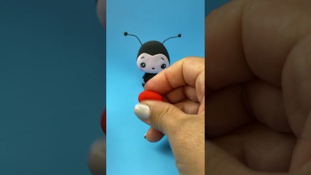Лепим милую Божью Коровку из глины Candy Clay