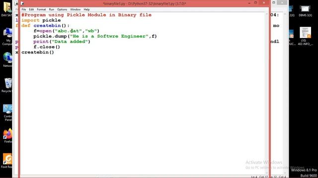 Binary File Handling смотреть онлайн