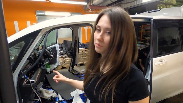 Шумоизоляция Хонды Степвагон Спада ( Honda stepwgn spada ) смотреть онлайн