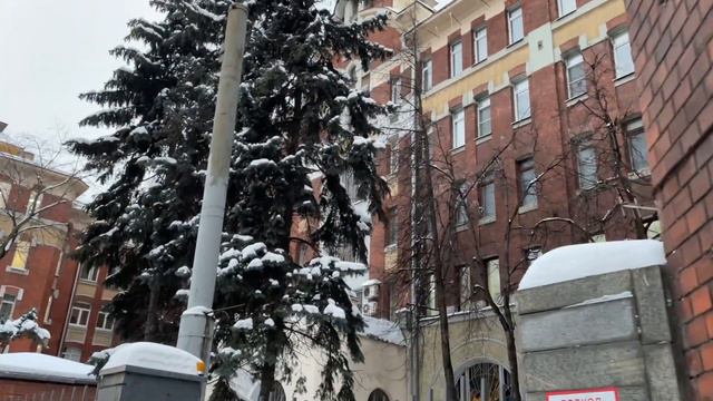 Зимняя Москва. Рижский рынок и улица Гиляровского. смотреть онлайн