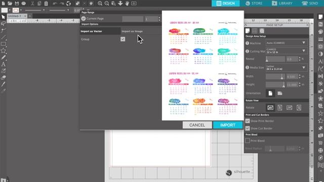 Silhouette Studio PDF Import Error смотреть онлайн
