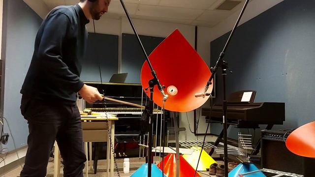 Recording - Sound design - Baschet Scultpures with AB Oktava MK- 012 set @UQAM Montréal, QC CANADA смотреть онлайн