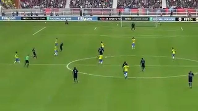 Ibrahimovic amazing goal. Fifa 14 смотреть онлайн
