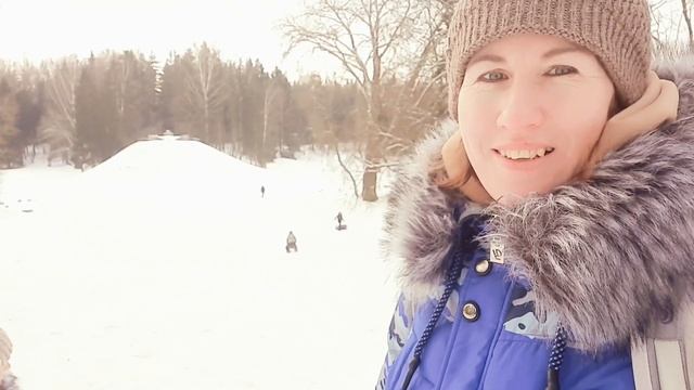 Чуть не задавили мышку\Катание на санках\Экстрим\Павловский парк смотреть онлайн