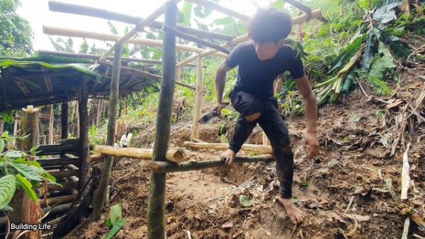 Build a Chicken Coop Build a Farm in the Forest, Forest Life, Building Life, Episode 17