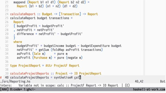 Domain Modelling with Haskell: Factoring Out Recursion смотреть онлайн