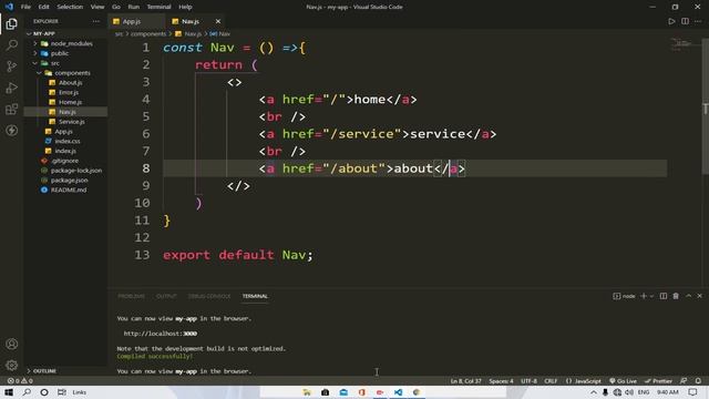 Create Navbar Using React Router || React Js || EXCELLENT CODE WITH AJ смотреть онлайн