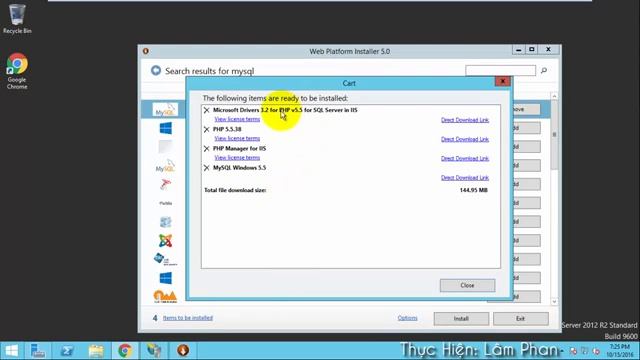 Cài đặt và cấu hình Web Server IIS, PHP, MYSQL trên Windows Server 2012 R2 - Lâm Phan смотреть онлайн