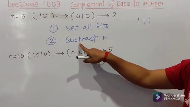 1009. Complement of Base 10 Integer ( Leetcode Problem) смотреть онлайн