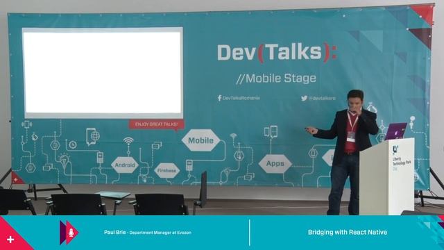 DevTalks Cluj 2016 - Paul Brie - Bridging with React Native смотреть онлайн