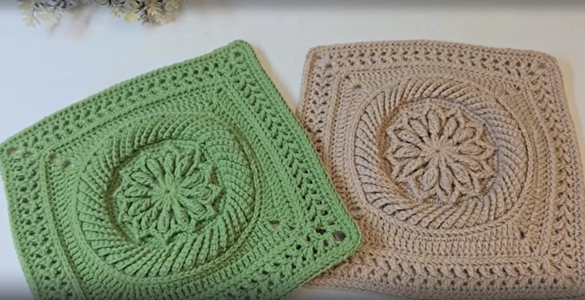 МОТИВ КРЮЧКОМ ДЛЯ покрывало или плед, вязаный крючком 3D квадратный мотив смотреть онлайн