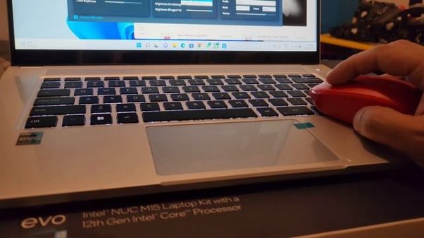 evo Intel NUC M15 laptop with 12th Gen Intel Core processor #evo #laptop