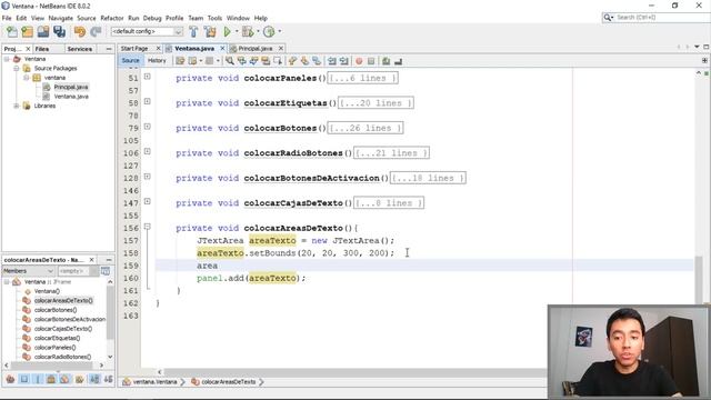 101. Programación en Java || Gráficas || Crear un Área de texto (JTextArea) смотреть онлайн