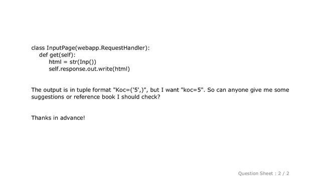 Django : Convert MySQLdb return from tuple to string in Python смотреть онлайн