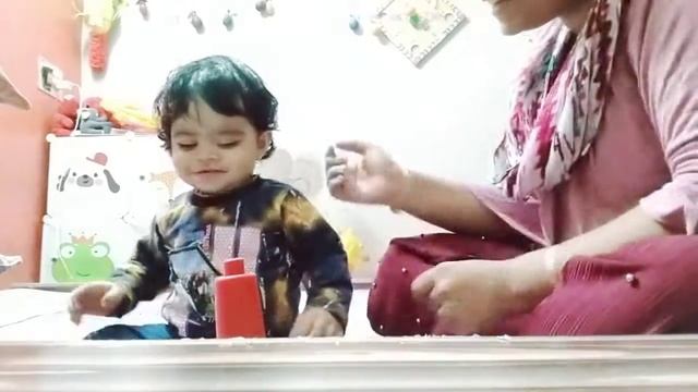 Playing with Ring game।। Identify the colours ।।best way of colours learning or identification।। смотреть онлайн