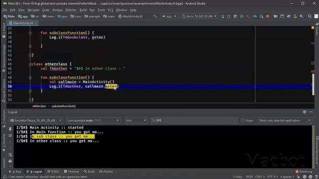 My Visibility Modifiers Explained in Kotlin with a example to illustrate this... смотреть онлайн