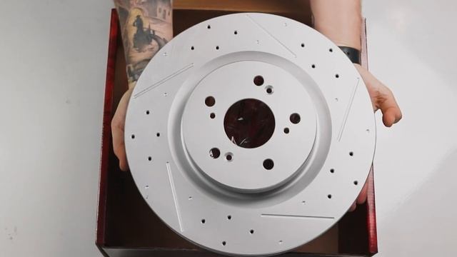 Передние перфорированные тормозные диски POWERSTOP Evolution и Артикул: CBR3460 смотреть онлайн